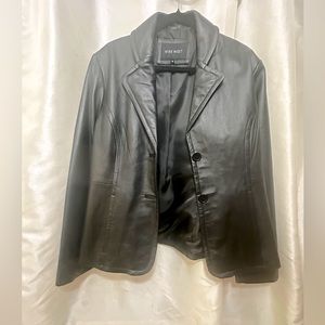Nine West Genuine Leather Blazer XL